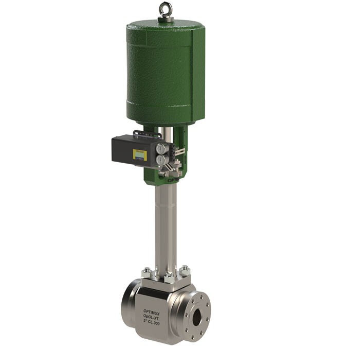 OpGL-XT&trade; Cryogenic Fabricated Body Globe & Y-Pattern Control Valve