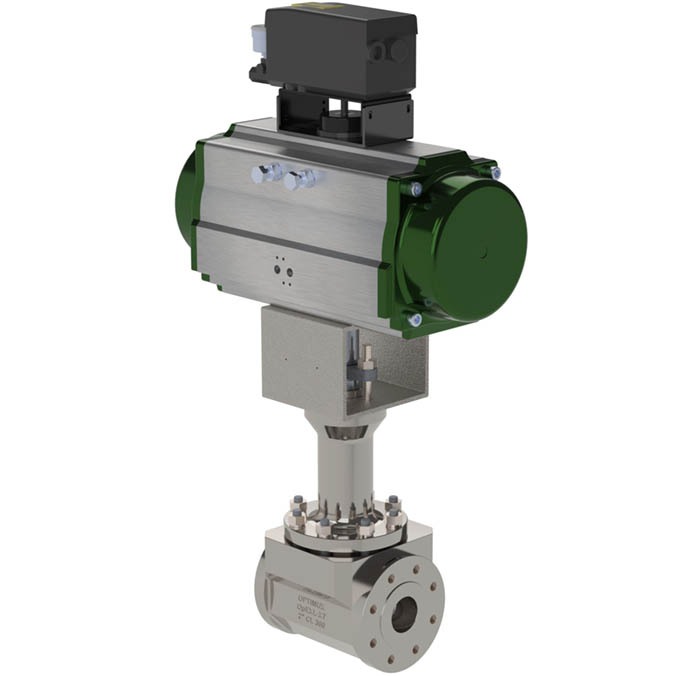 OpEXL-FB&trade; High Capacity Cryo Eccentric Plug Rotary Control Valve