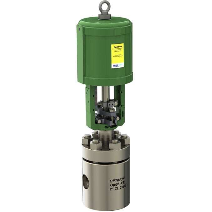 OpGL-XT Fabricated Angle Body Control Valve