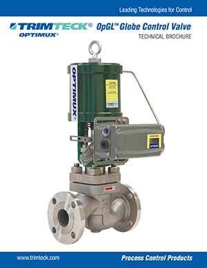 Trimteck OpGL Globe Control Valve Technical Brochure PDF