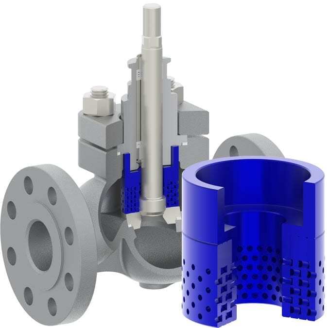 ST-2 Multi Stage Anti Cavitation Trim