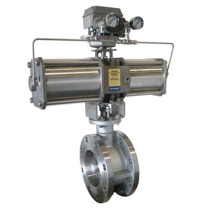 OpTE High Performance Triple Eccentric Butterfly Control Valve