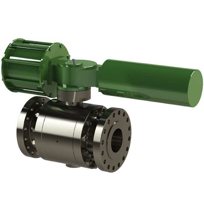 OpTB Trunnion Mounted Ball Type Control Valve
